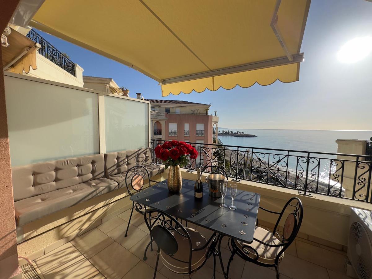Exclusive Panoramic Sea View In Victoria Beach 芒通 外观 照片