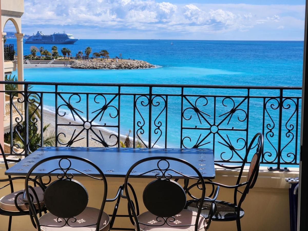 Exclusive Panoramic Sea View In Victoria Beach 芒通 外观 照片